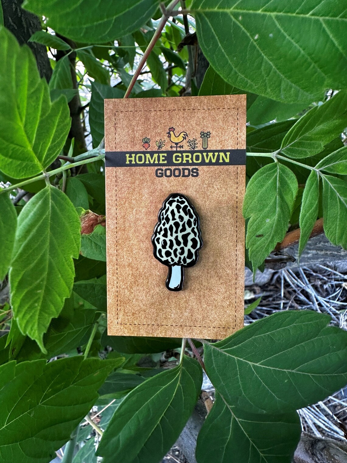 Morel Mushroom Pin