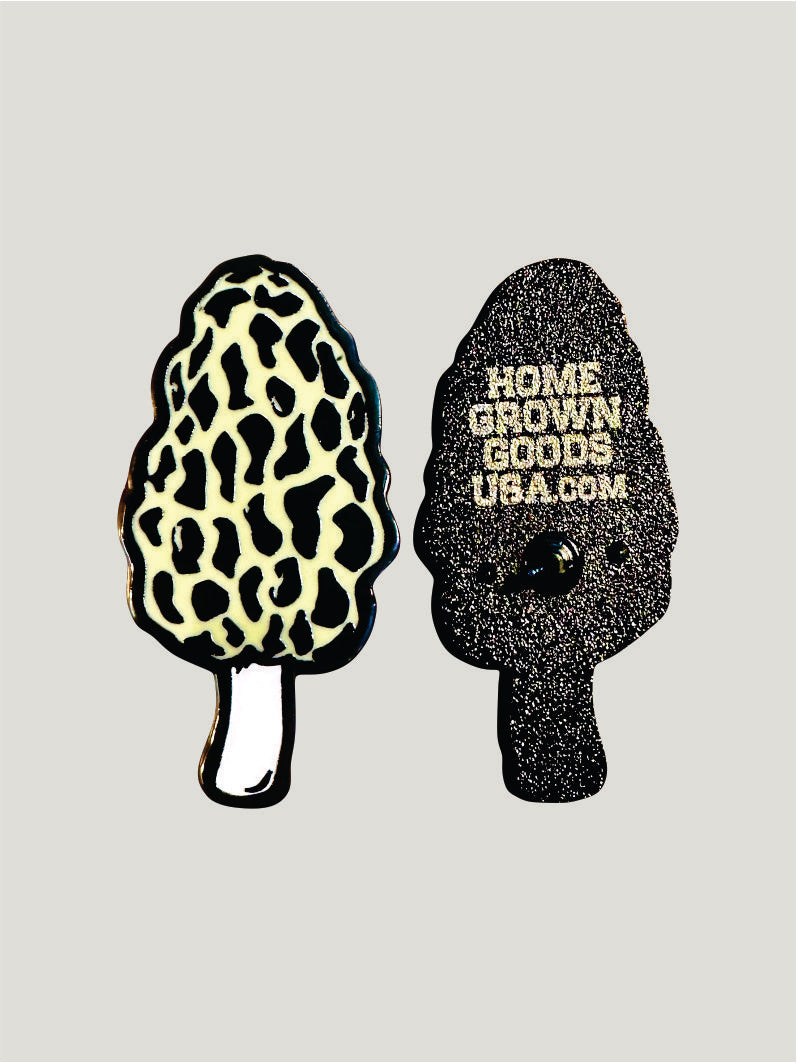 Morel Mushroom Pin